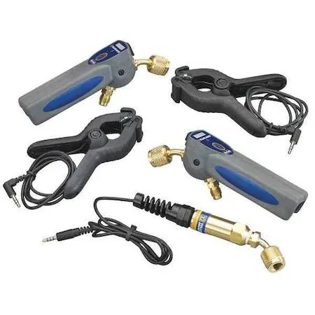 Yellow Jacket Yellow Jacket 67023 Digital Pressure Temperature Gauge 2 Valves 700 PSI — product photo