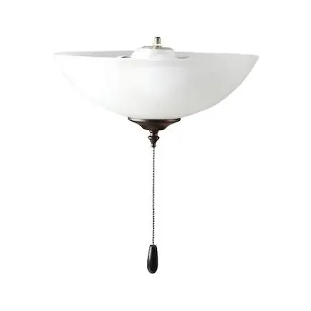 Maxim FKT214FTOI two-light ceiling fan kit in brushed finish