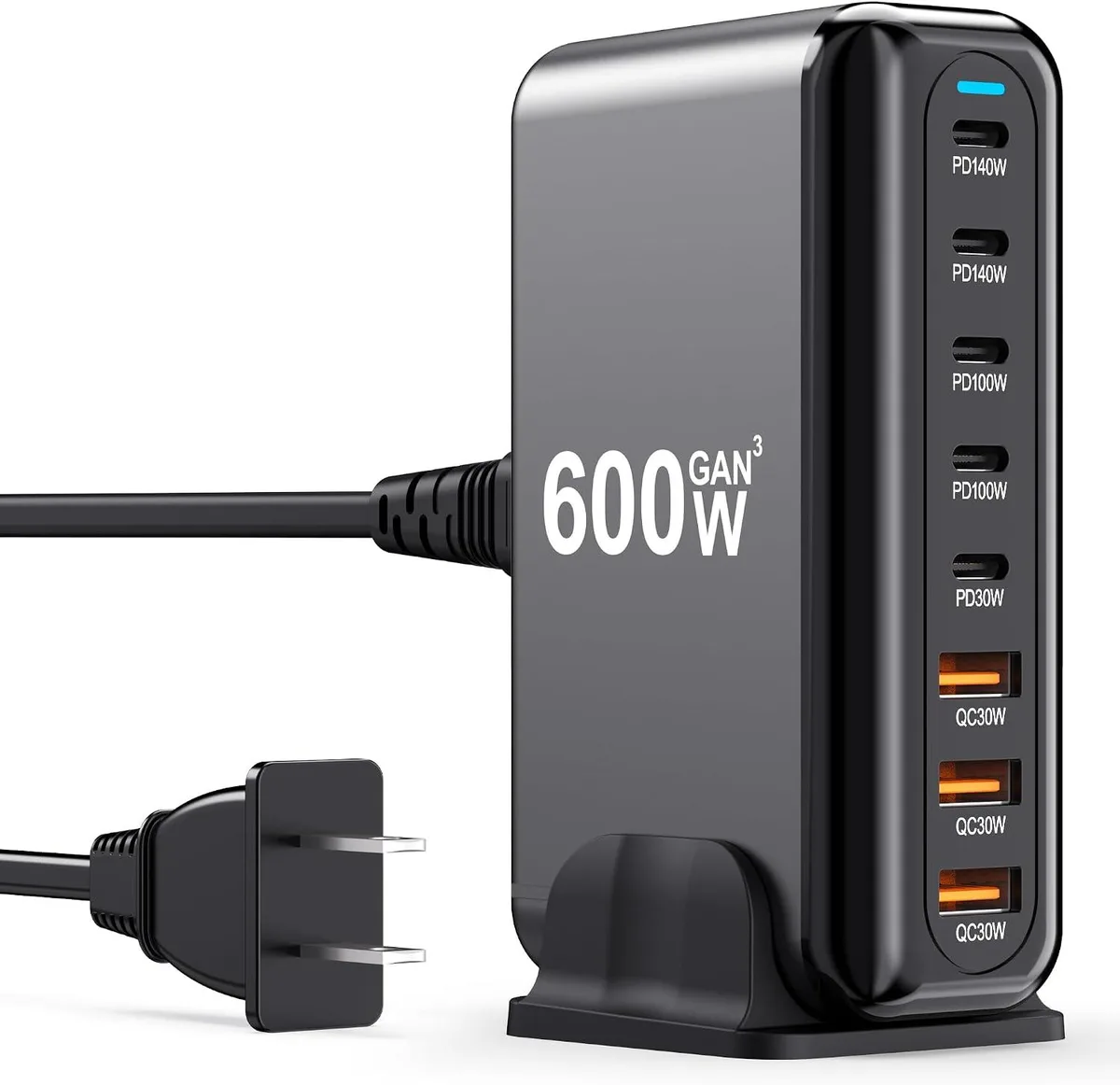 Chopmate Chopmate 600W 8 Port GaN USB C Charger laptop battery — product photo
