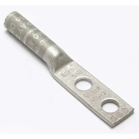 Burndy Burndy Long Barrel Telecom CU Lug 2 Hole 4AWG — product photo