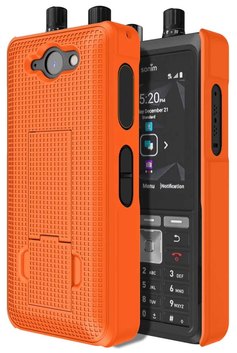 Nakedcellphone Nakedcellphone X530 Hard Case with Kickstand Orange 1.5mm — product photo