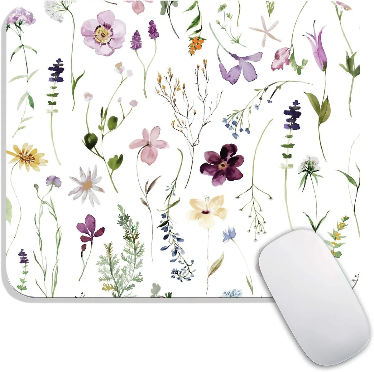 BAOFENG BAOFENG Square Mouse Pad Beautiful Flowers Plants 240x200mm — product photo
