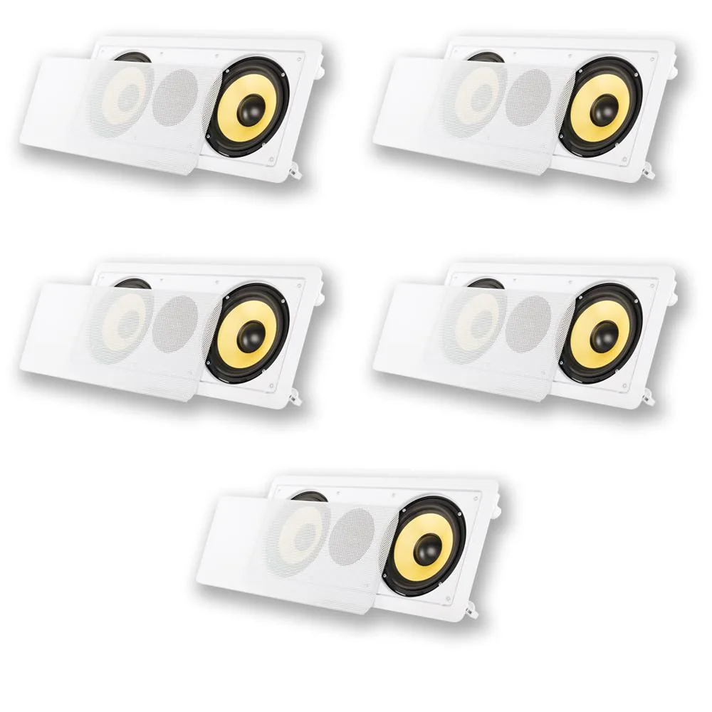 Acoustic Audio Acoustic Audio HD-6c In-Wall Center Channel Speaker 6.5" Dual Woofers 5 Pack — product photo
