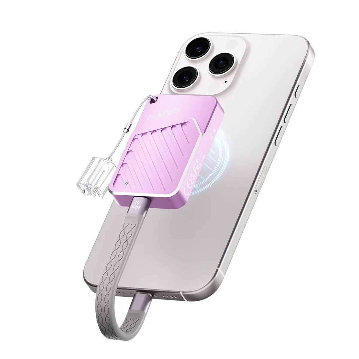 MAIWO MAIWO M3 portable SSD 512GB Pink 2000MB/s USB 3.2 — product photo