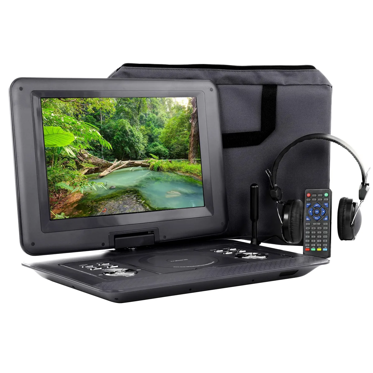 Trexonic Trexonic 14.1" Portable DVD Player Black — product photo