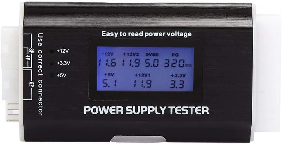 myVolts myVolts ATX Power Supply Tester LCD 20/24 pin — product photo