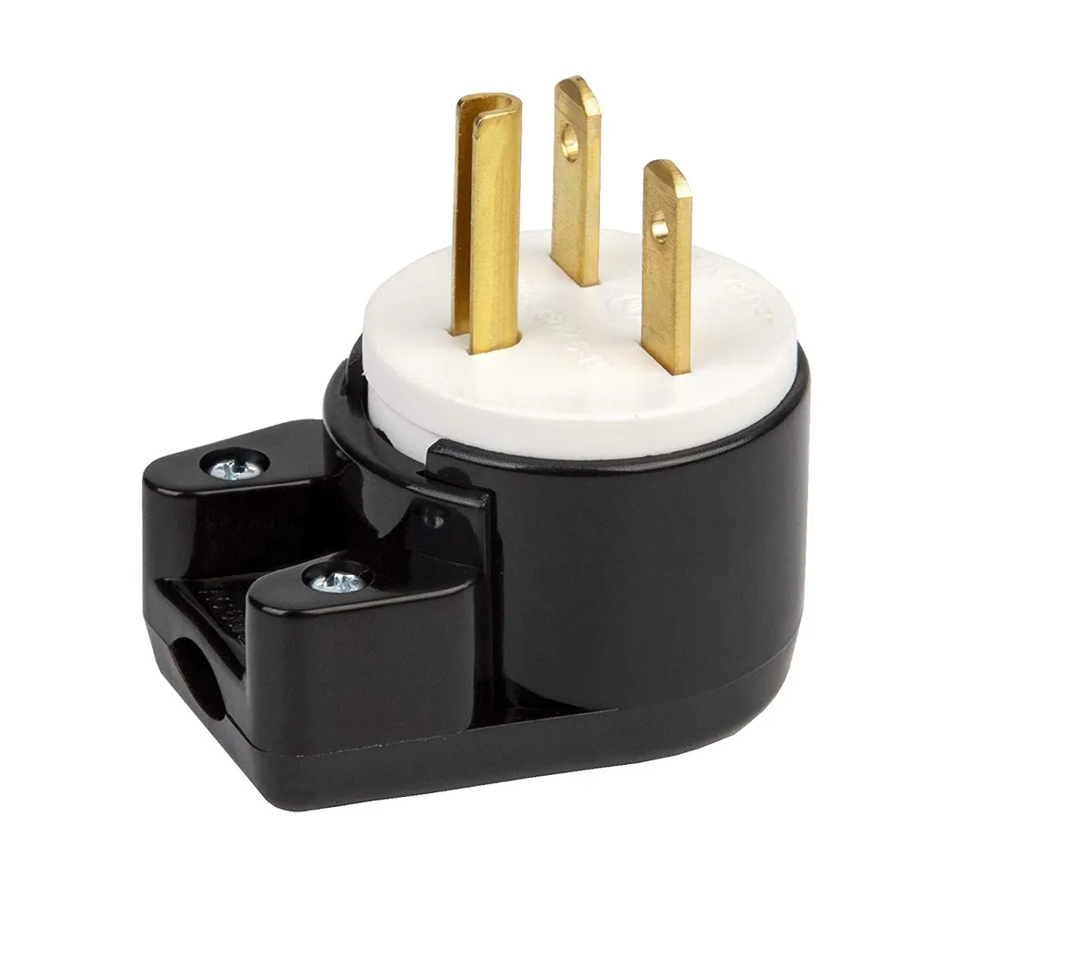 TeKit TeKit 6-15P Angled gender changer pink 15A 250V 90° — product photo