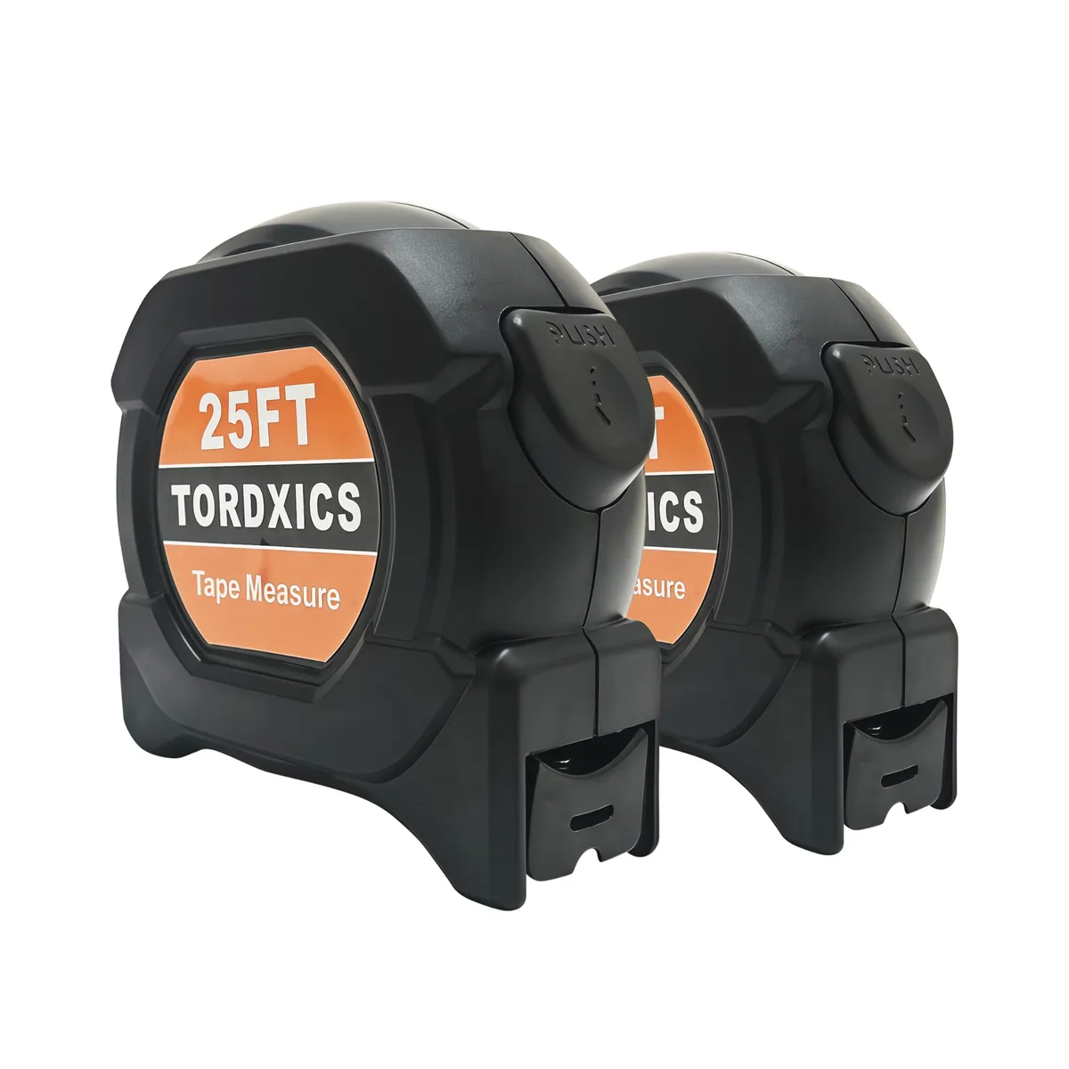 2 Pack 25 ft Tape Measure Self-Locking Imperial/Metric — product photo