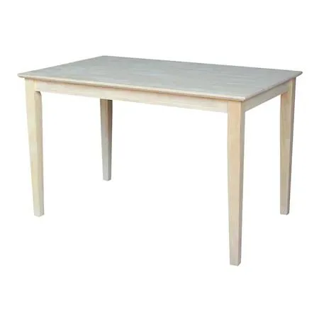 International Concepts International Concepts K-3048-30S Unfinished Solid Wood Dining Table — product photo