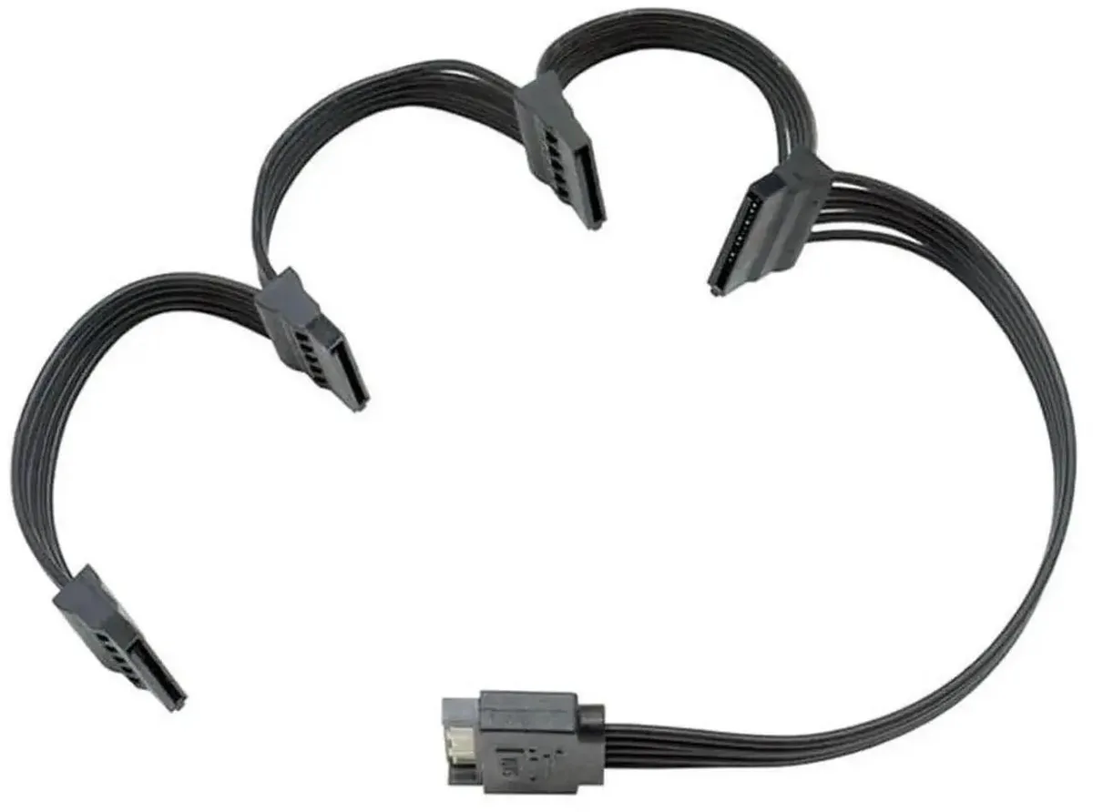 SMUGDESK SMUGDESK SATA 15Pin Power Splitter Cord 1 to 4 23Inch 58CM — product photo