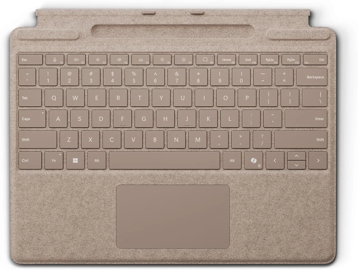 Microsoft Microsoft Surface Pro Keyboard Copilot Pen Storage Dune — product photo