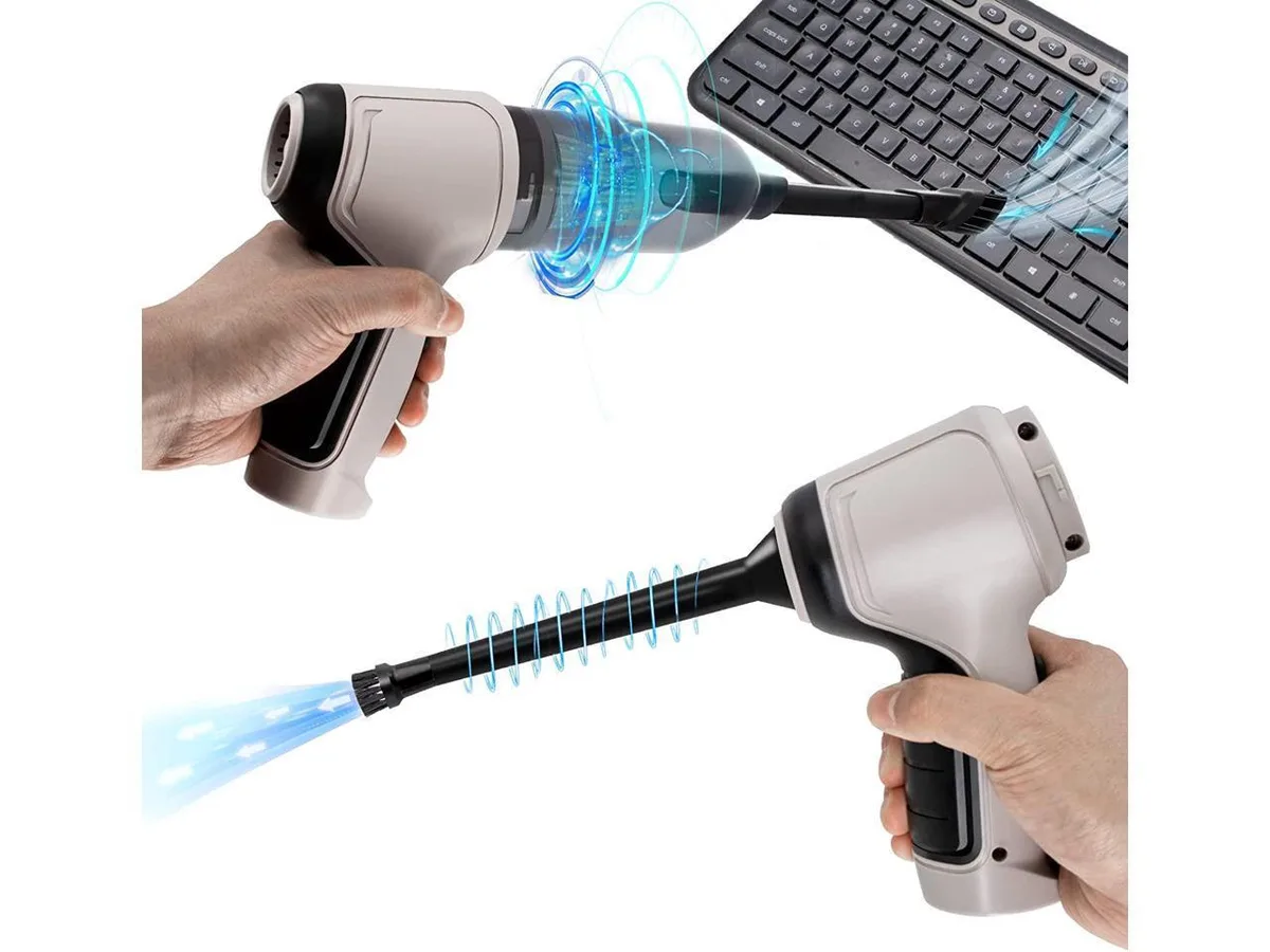 KEHIPI KEHIPI 36000 RPM 3-in-1 Air Compressor Vacuum Gray — product photo