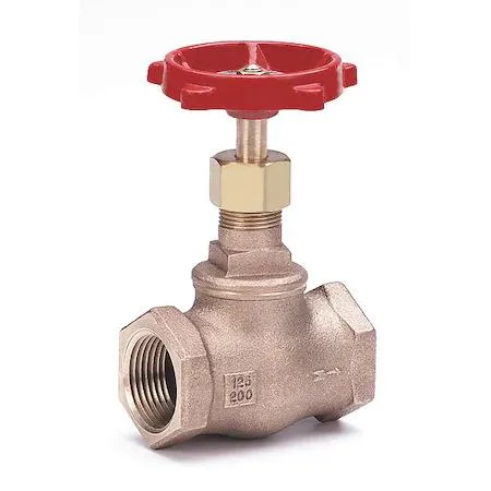 Bronze globe valve with hand wheel, FNPT ends