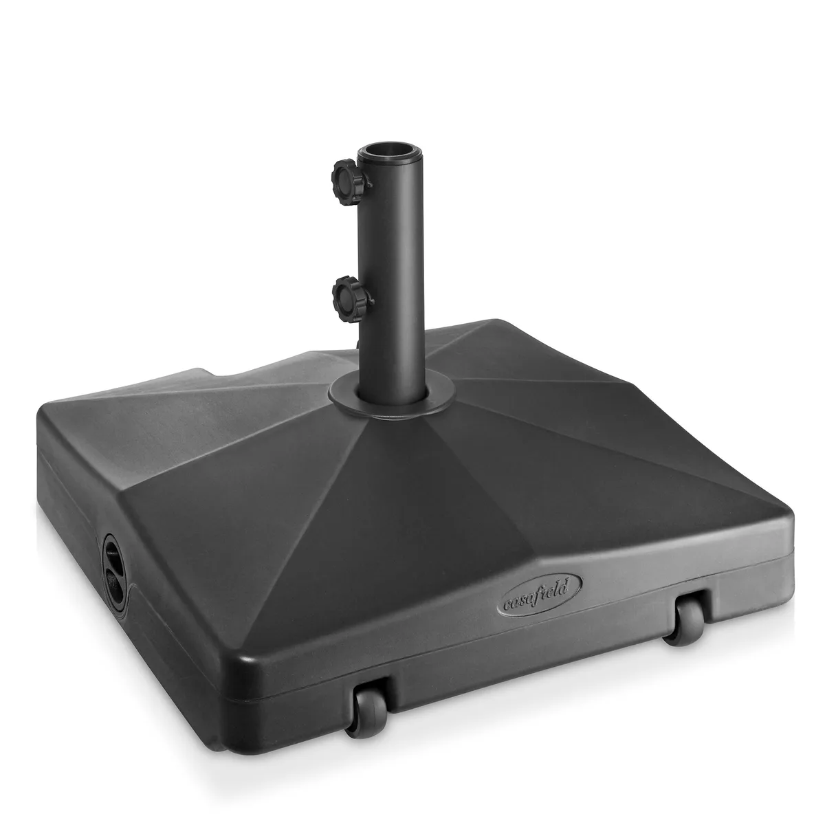Casafield Casafield Patio Umbrella Base 20" Fillable to 100 lbs Wheels Black — product photo