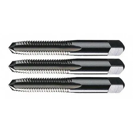 Widia GTD 15234 tap set #6-32 UNC H2 3FL HSS bright uncoated finish