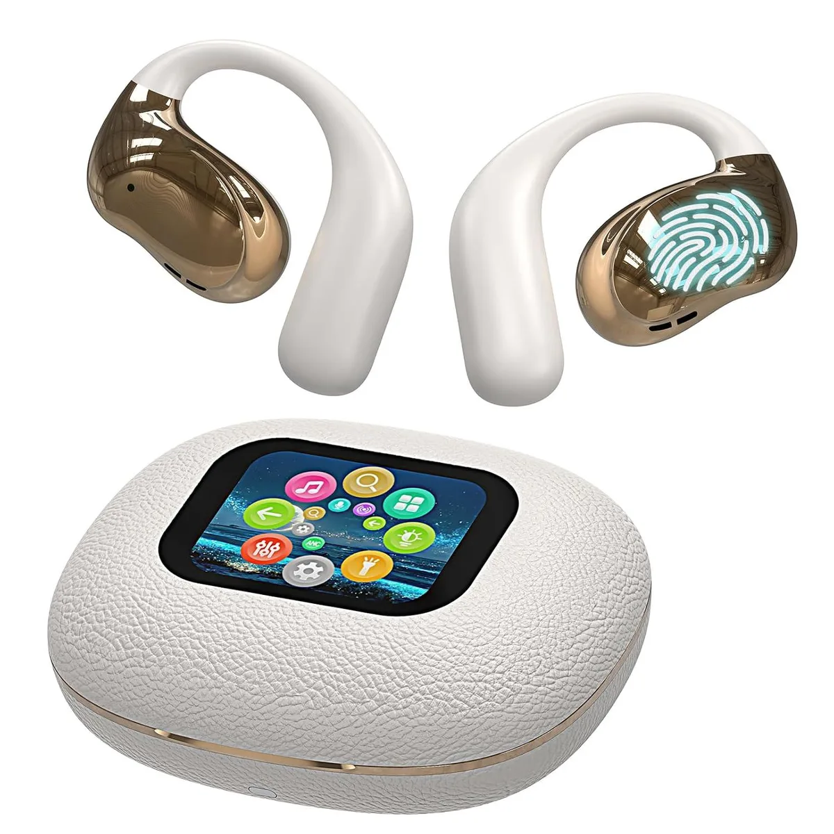 LORDWORLD LORDWORLD Open Ear Earbuds Bluetooth 5.4 OFF WHITE — product photo
