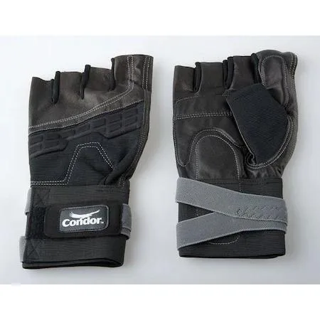 Condor Condor 1EC83 Anti-Vibration Gloves L Black/Silver personal protective equipment — product photo