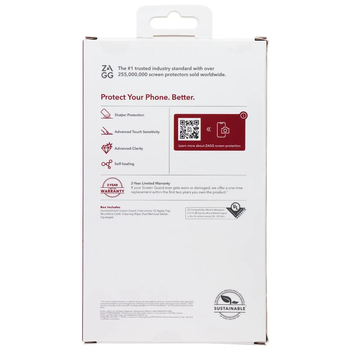 Clear rectangular screen protector for OPPO Find X5 5G