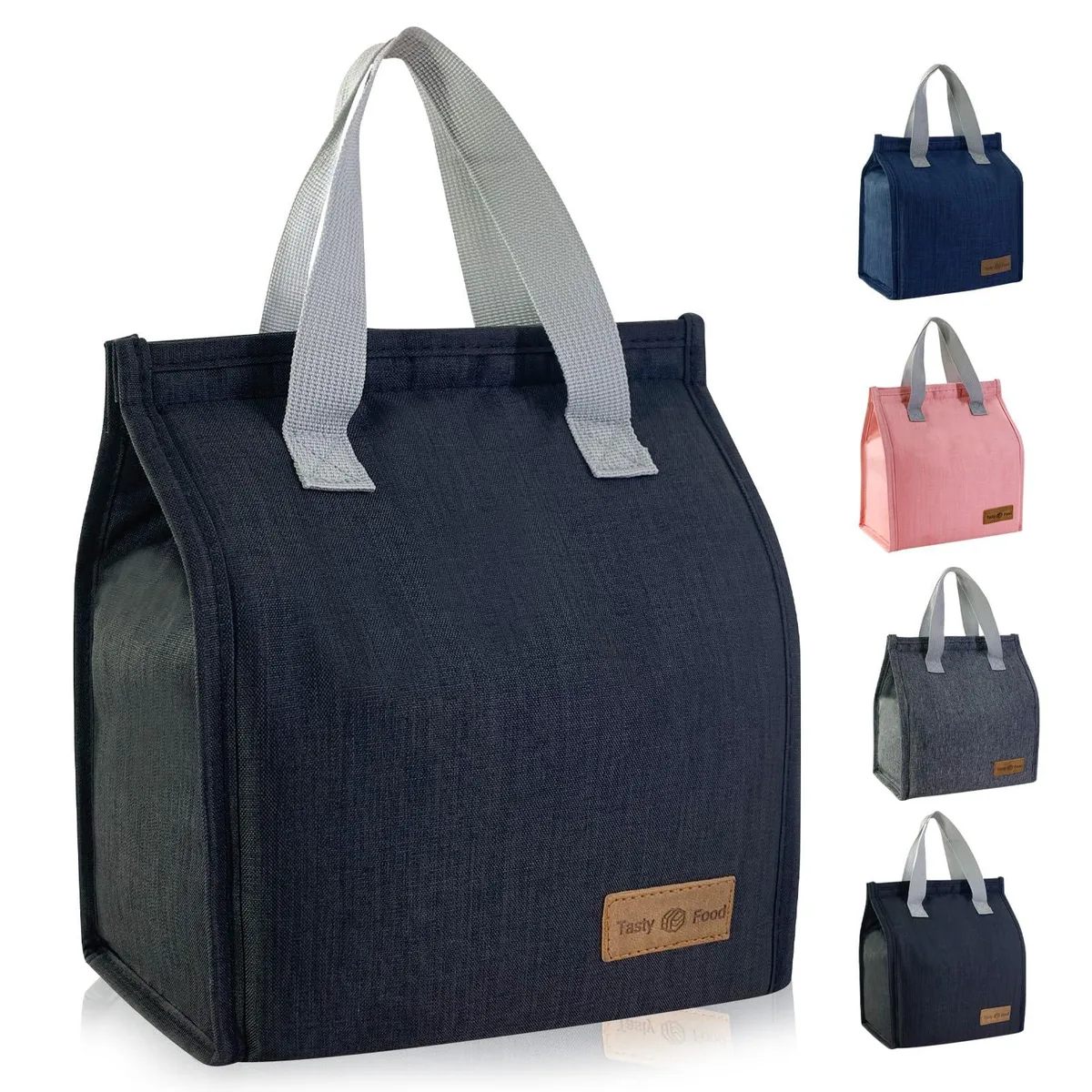 Mziart M23HK-LB-005-JJ Lunch Bag Black 8.86L x 5.12W x 10H — product photo