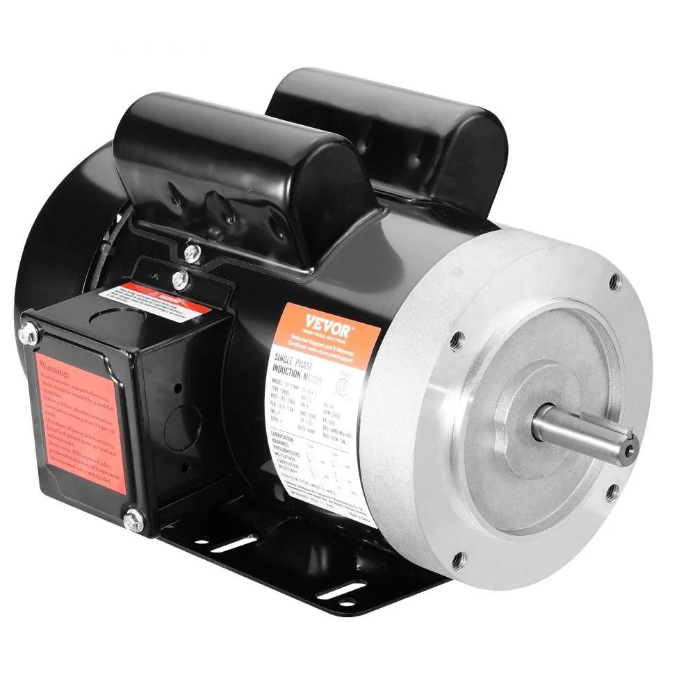 VEVOR VEVOR 1.5HP Electric Motor 3450 rpm AC 115V/230V 56C Frame 5/8" Keyed Shaft CW/CCW — product photo