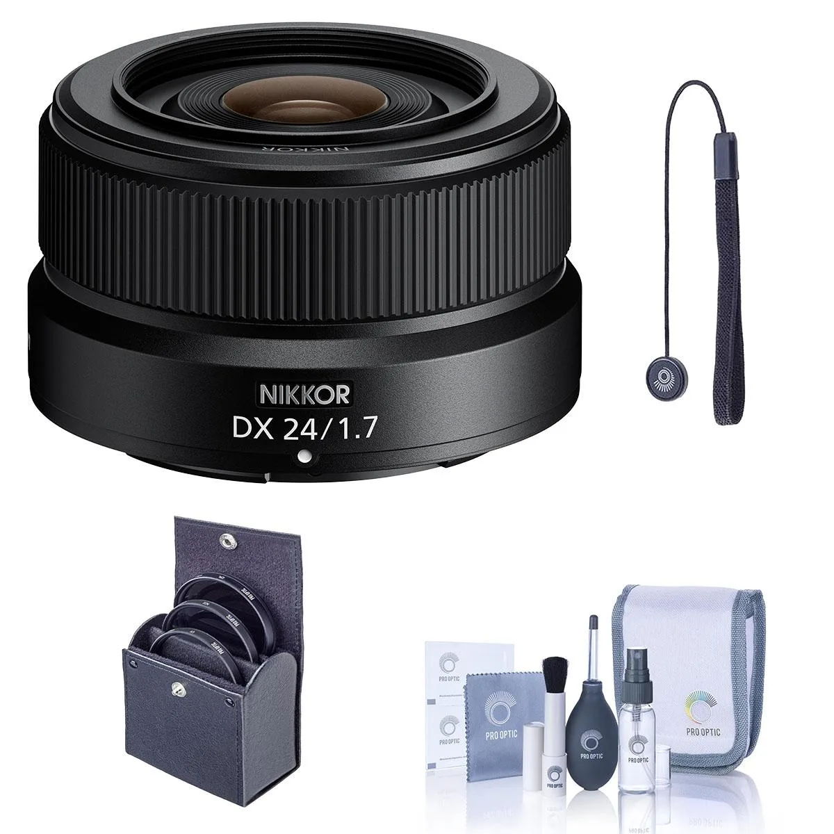 Nikon Inc Nikon NIKKOR Z DX 24mm f/1.7 Lens with 46mm Filter Kit — product photo