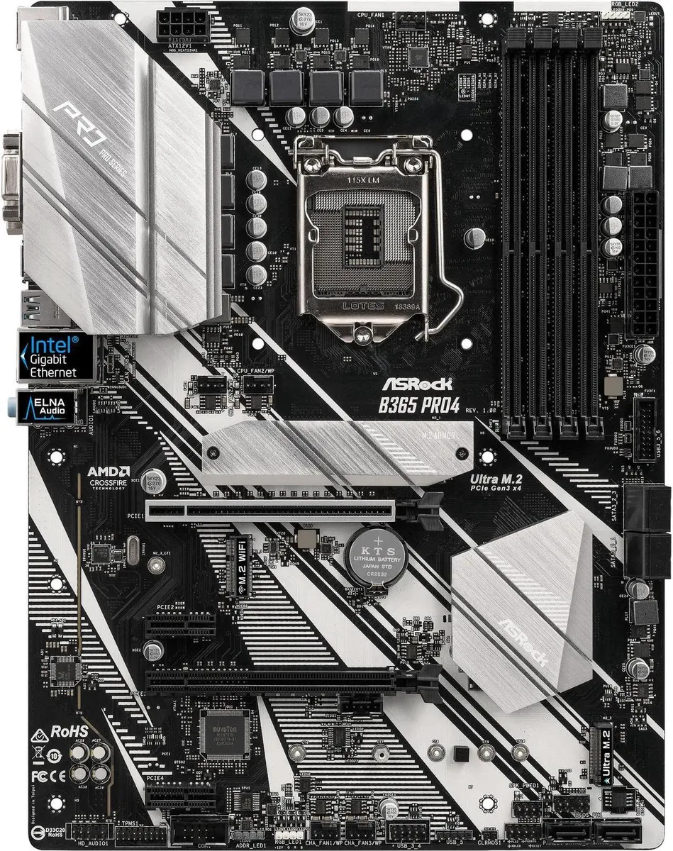 ASRock ASRock B365 Pro4 Intel motherboard LGA 1151 — product photo