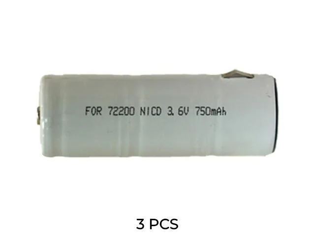 DUSLAN DUSLAN 72200 3.5 V NiCd standard battery 3-pack — product photo