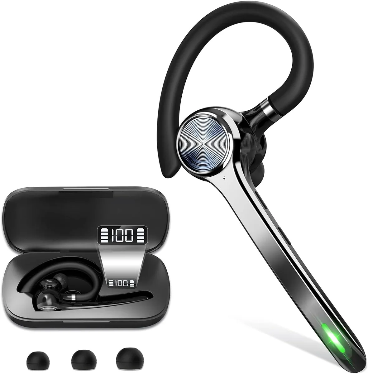 BFKK BFKK Bluetooth Headset 5.1 500mAh Case 72h — product photo