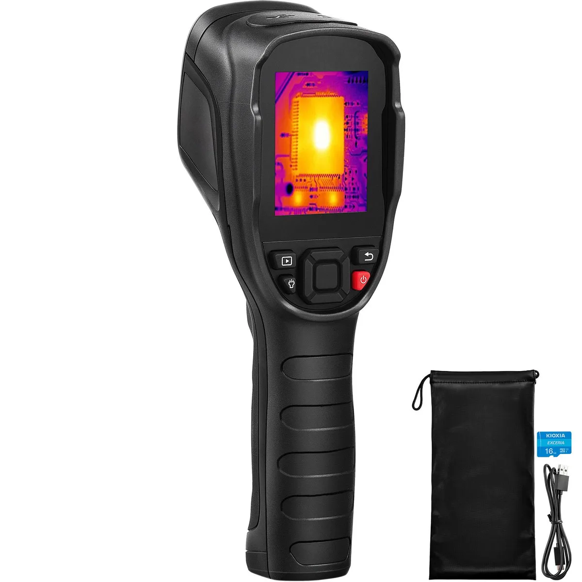 VEVOR VEVOR SC204N thermal imager 240x180 IR 20Hz -4 to 752°F 320x240 super res 32G SD IP54 2.8" screen 1.1 kg — product photo
