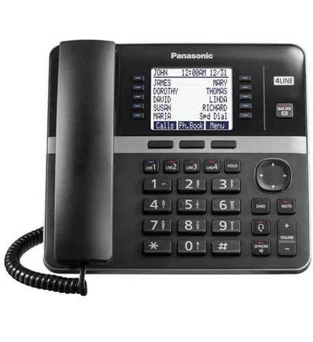 Panasonic Panasonic KX-TGW420B 4-Line Corded Phone System — product photo