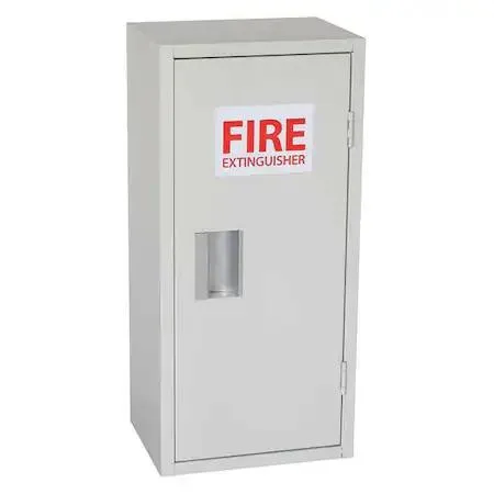 Zoro Select Zoro Select 35GX44 Fire Extinguisher Cabinet Surface Mount 25 9/16 in Cream — product photo