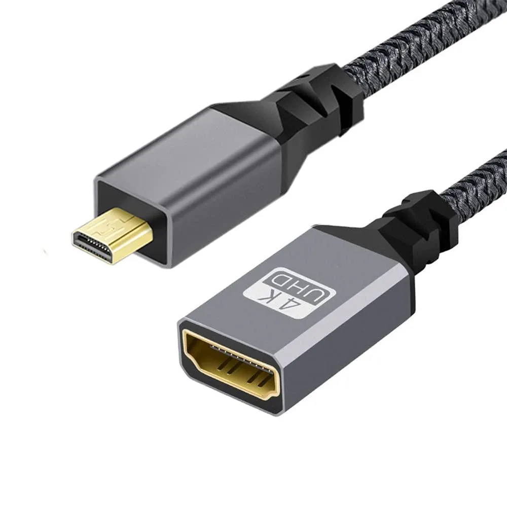 Fervit Fervit Micro HDMI 1.4 Male to HDMI Female Extension Cable 60Hz — product photo