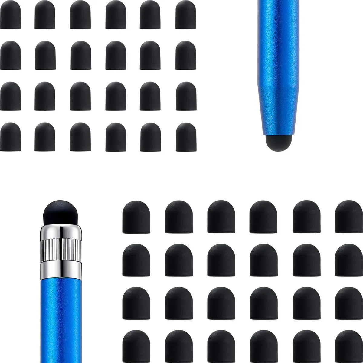  LINFANC Stylus Rubber Tips 48pcs 0.2 in 0.26 in — product photo