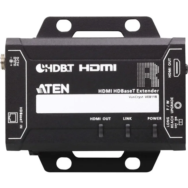 ATEN TECHNOLOGIES ATEN TECHNOLOGIES VE811R HDMI HDBaseT Receiver video accessory — product photo