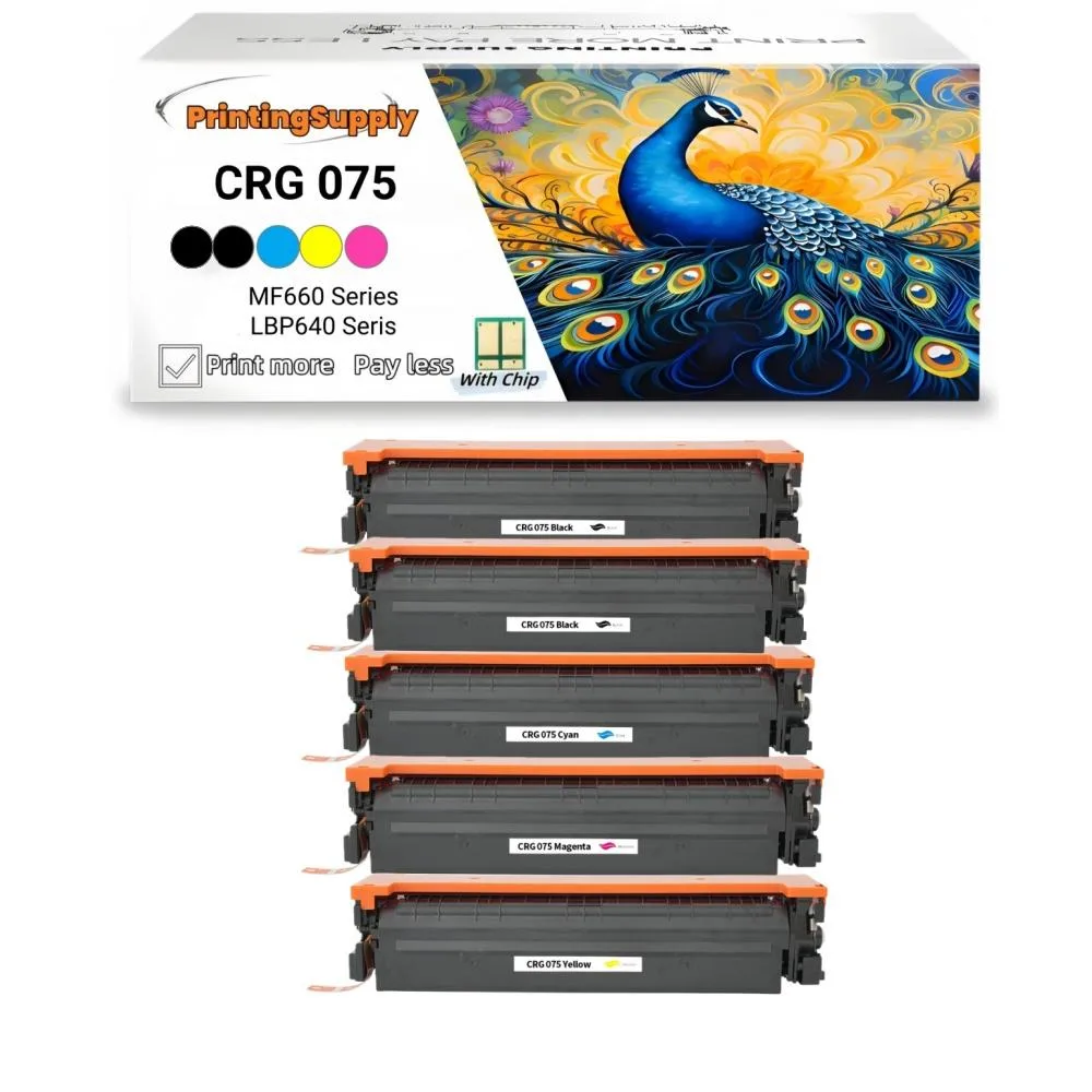Aster Graphics Inc Aster Graphics Inc 5 Pack 075 BKCMY Toner Cartridge — product photo