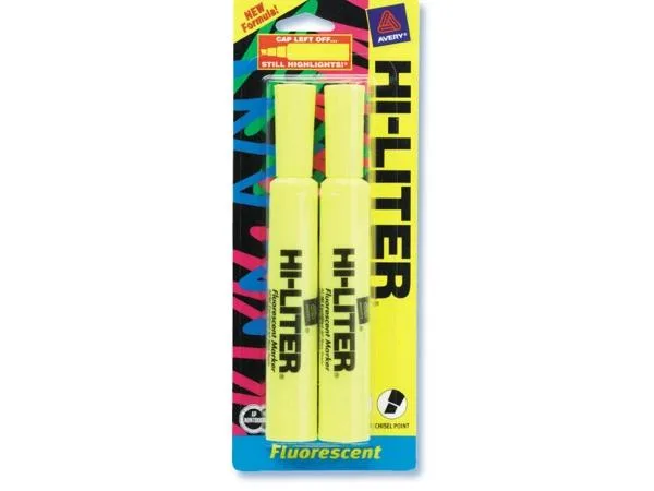 Avery Avery 24081 Fluorescent Yellow Chisel Marker — product photo