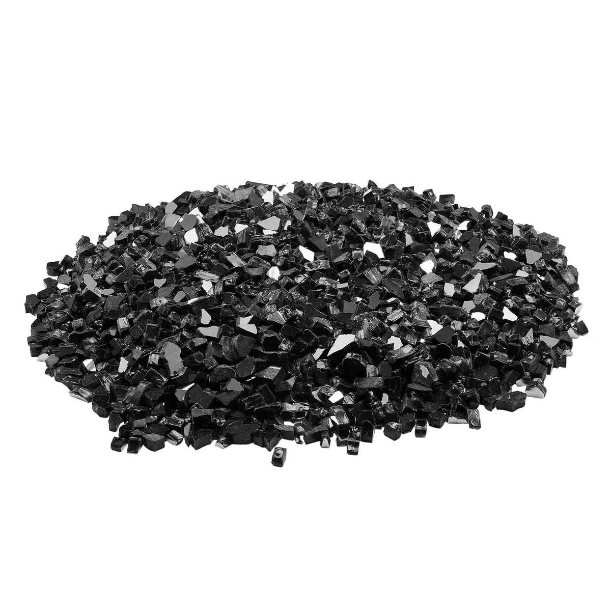 VEVOR VEVOR Fire Glass 20 lbs 12.7 mm Black — product photo