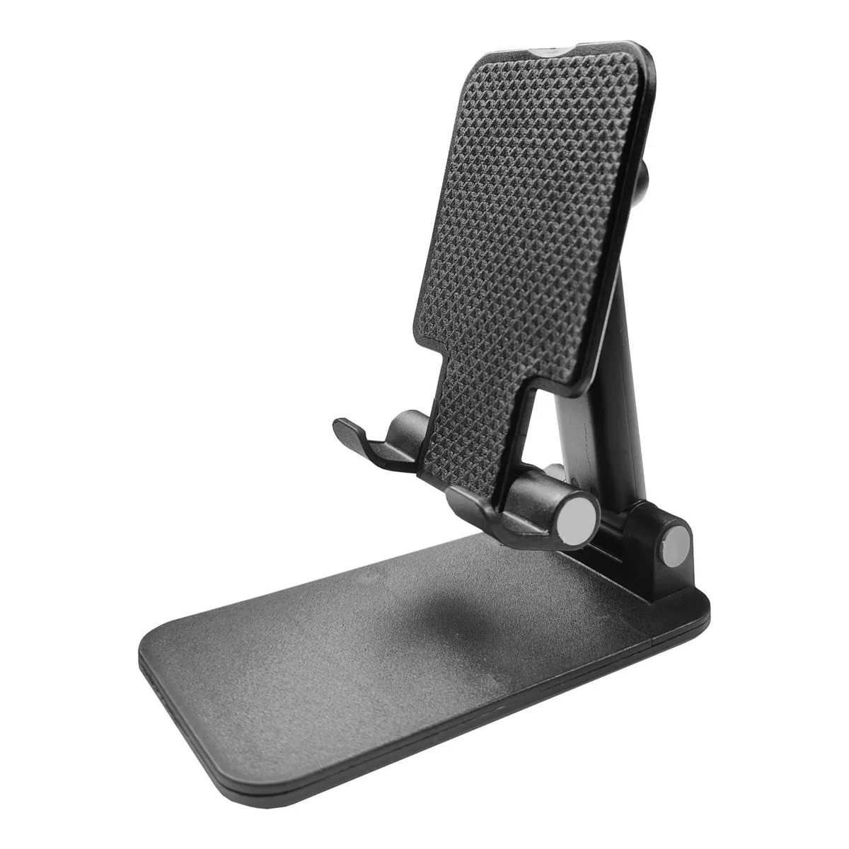 Black popgrip phone mount with foldable stand and adjustable angle