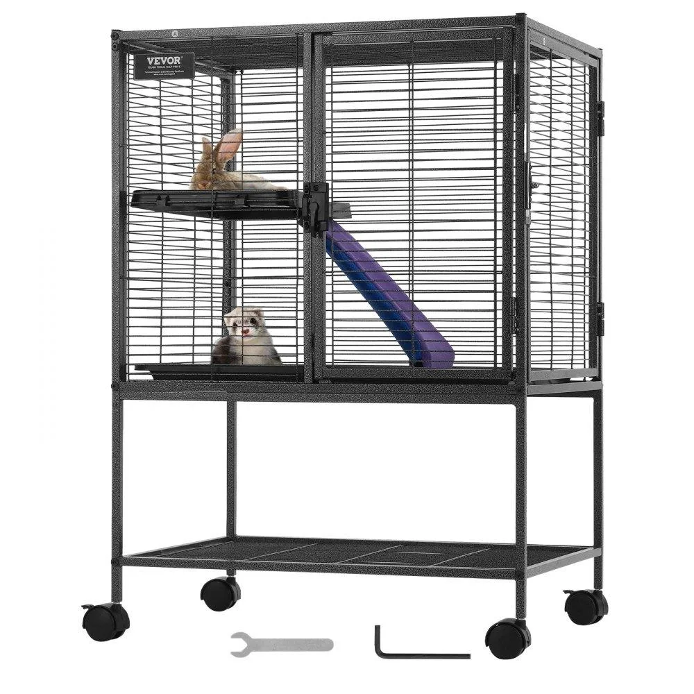 VEVOR VEVOR 34" 2-Tier Rolling Ferret Cage JM-XC-081 — product photo