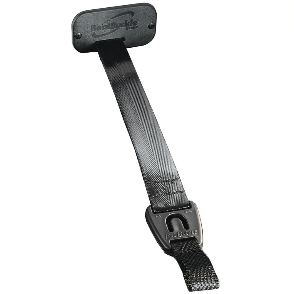Retractable rod hold-down with 24 inch strap and 1.5 inch diameter