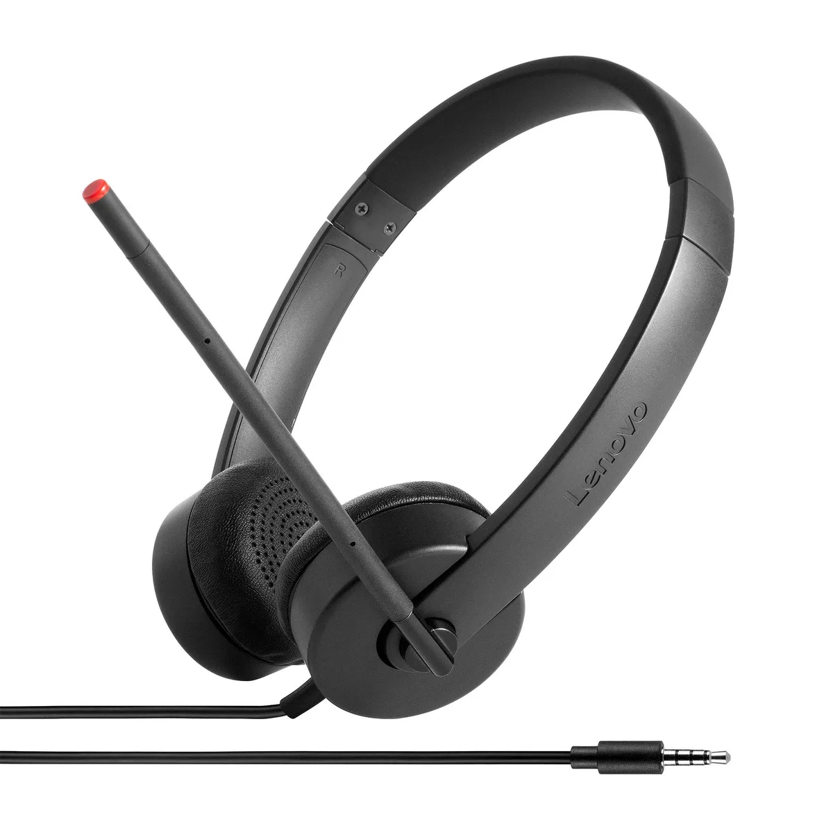 Lenovo Lenovo 100 Stereo Analog Headset GXD1B60597 Silver — product photo