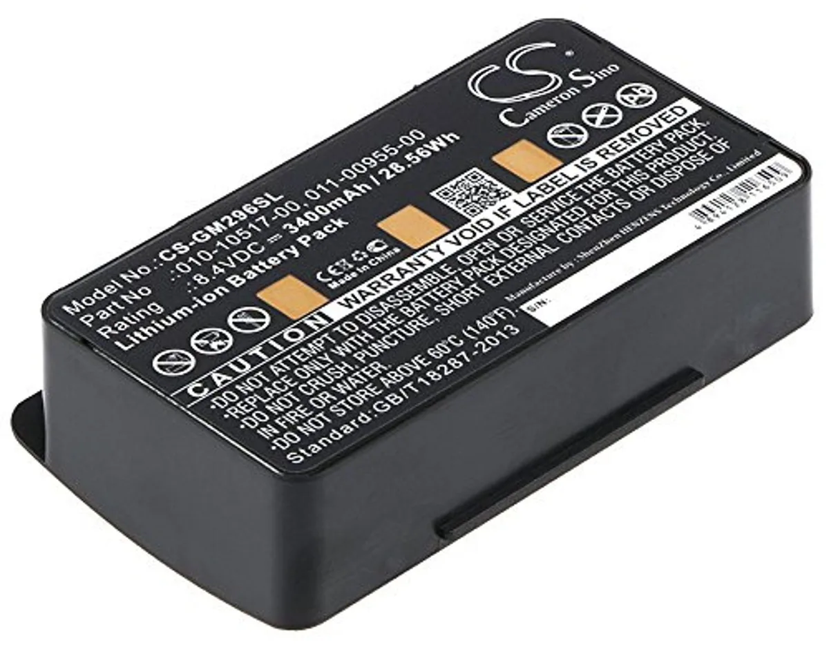  Cameron Sino 3400mAh 8.4V Li-ion Battery for Garmin GPSMAP 276 276c 296 376 376C 378 396 478 495 496 EGM478 — product photo