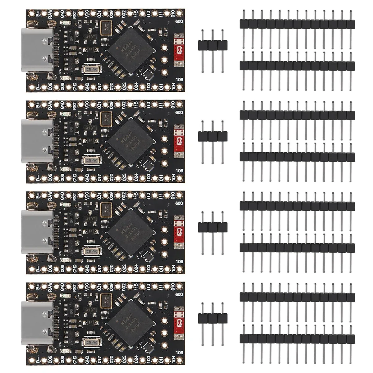 KEHIPI KEHIPI 4PCS NRF52840 Development Board 64MHz 1MB 256KB — product photo