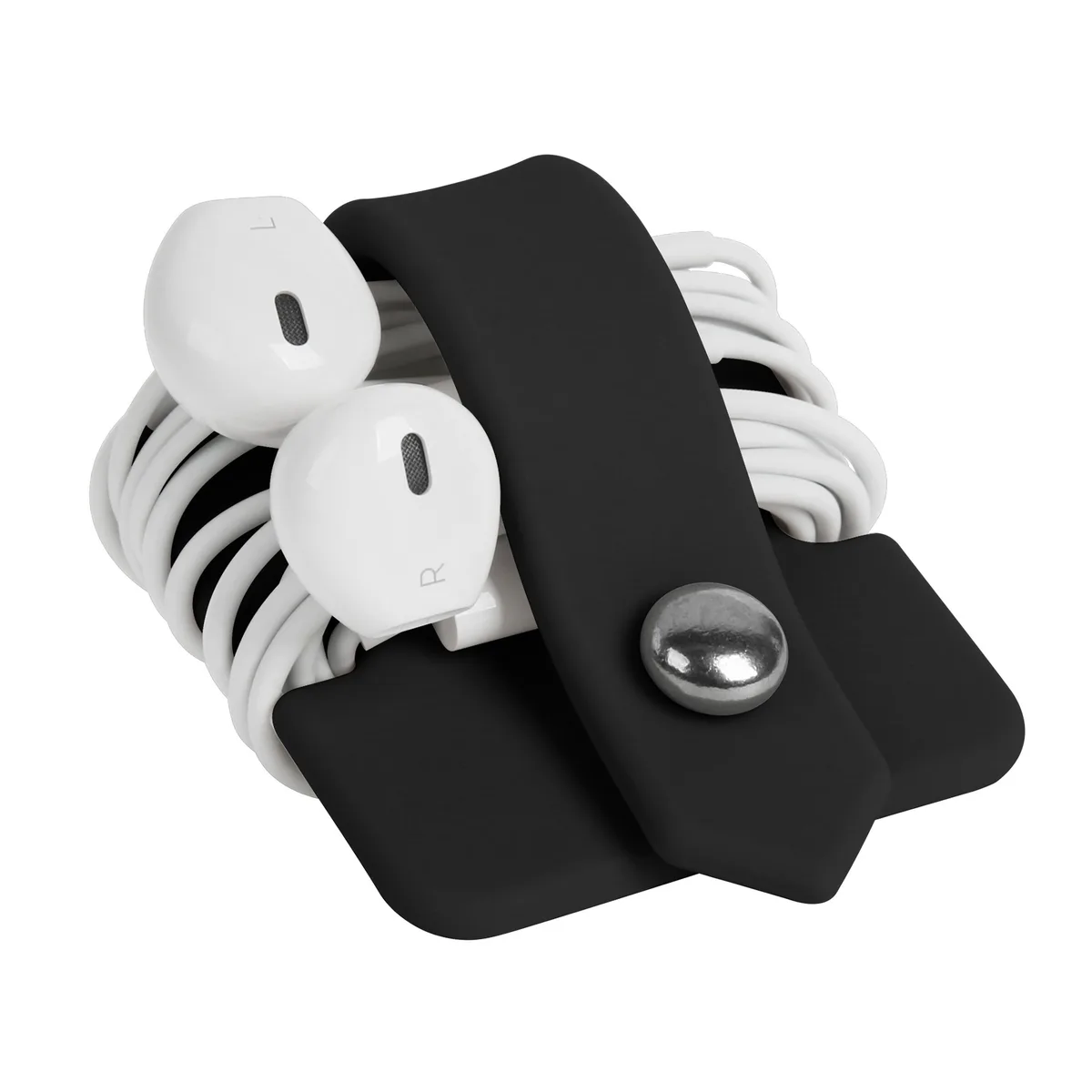  Fender ERoneSi-B Earphone Winder Silicone Black 20g — product photo