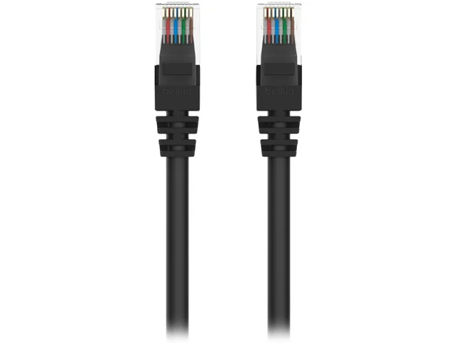 Belkin Belkin A3L980-75-BLK-S Cat 6 network ethernet cable 75 ft black — product photo