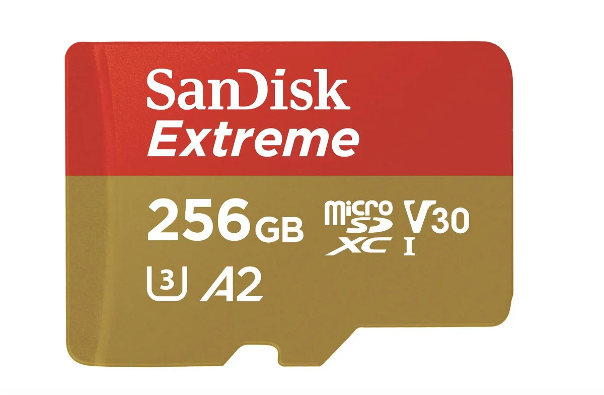 SanDisk SanDisk Extreme 256GB MicroSDHC UHS-I 160MB/s U3 V30 A2 — product photo