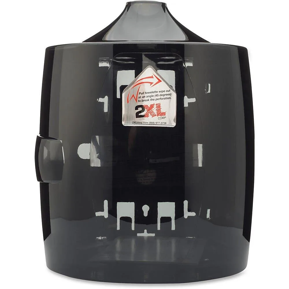2XL CORPORATION 2XL CORPORATION TXL L80 Smoke Gray Wall Mount Wipe Dispenser 13.5" x 11" x 11 — product photo