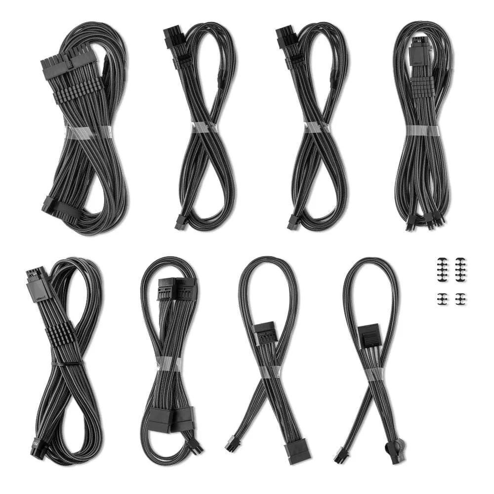 CableMod CableMod C-Series Pro ModMesh 12V-2x6 Dual StealthSense Kit Carbon — product photo