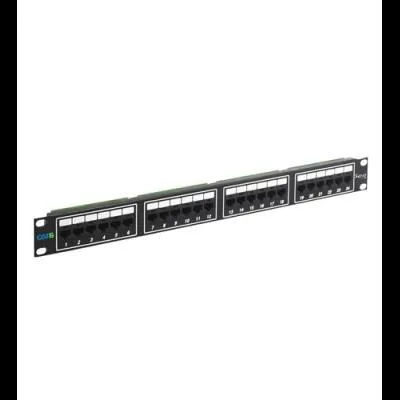 ICC ICC Cat 6 24-port patch panel 1U black ICMPP02460 — product photo