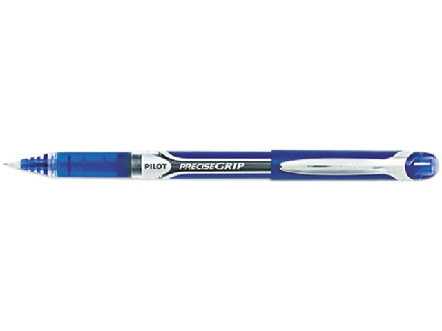 Pilot Pen Pilot Pen 28902 Precise Grip Roller Ball Pen, Blue Ink, Bold, 1 Dozen — product photo